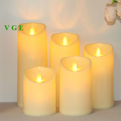 WAX LED Candle Light Battery power/Rechargeable